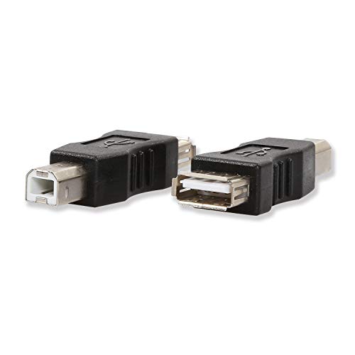 ELECTOP Adaptador USB 2.0 A Hembra a USB B Macho Pack 2 miniatura 2