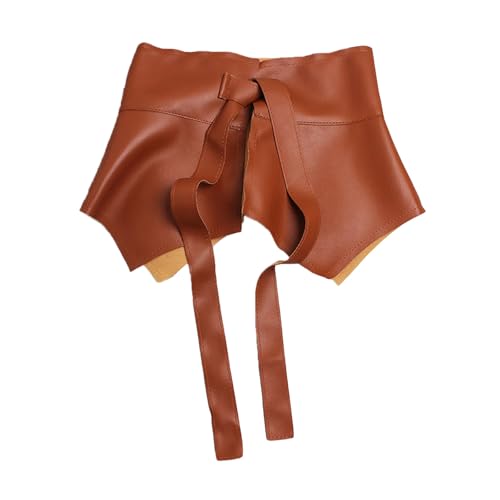 ZEXKENS Peplum Waist Cincher Elegant Chain For Dress Elastic Ruffle Waistband Trendy Underbust Waist Chain Wide Belt