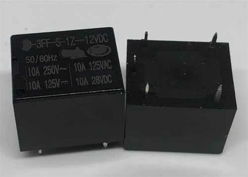 Relais électromécanique ZD-3FF-S-1Z-12VDC T73-1C 5 broches 1pc