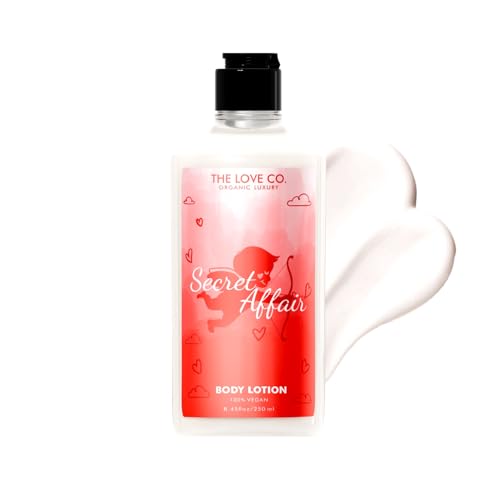 Image of THE LOVE CO. Secret Affair Body Lotion 250Ml - Hydrating Moisturizer Cream for Dry Skin - Suitable for Both Women and Men - Infused with Jojoba Oil, Shea Butter & Vitamin E