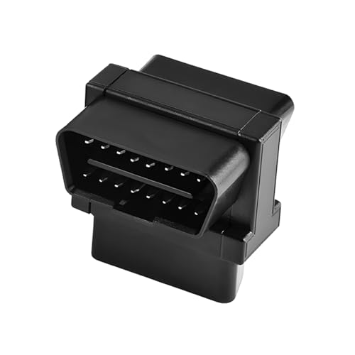Sandfren OBD2 16 Pin Splitter OBDII Port 1 Male to 2 Female Extension Cable Converter Adapter Extension Port Splitter Connector Fit for Standard OBD2 Devices Diagnostic Extender