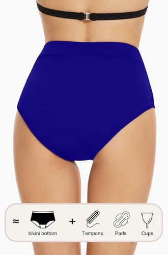 Image of Period Swimwear Leakproof Bikini Swim Bottoms for Teens Girls Women
