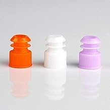 Globe Scientific 118240L Polyethylene Flange Plug Cap for Test Tubes, 13mm Size, Lavender Pack of 1000
