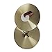 Professional 12-Inch Alloy Brass Crash Cymbals Pair - Durable Percussion for Drum Kits, Stage, & Beginners