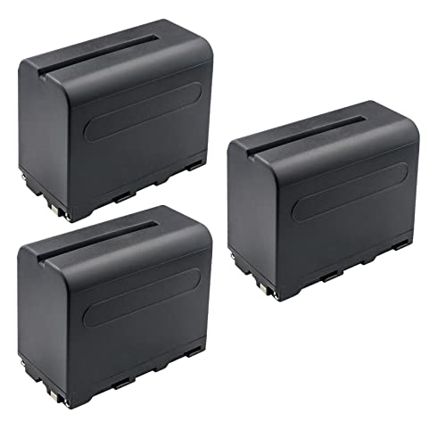 Image of Kastar NP-F960 / NP-F970 Battery 3-Pack Replacement for Feelworld LUT7S PRO 7 INCH 2200NITS DSLR Camera Field Monitor, P7 7 INCH UTRA Bright 2200NIT Camera DSLR Field Monitor