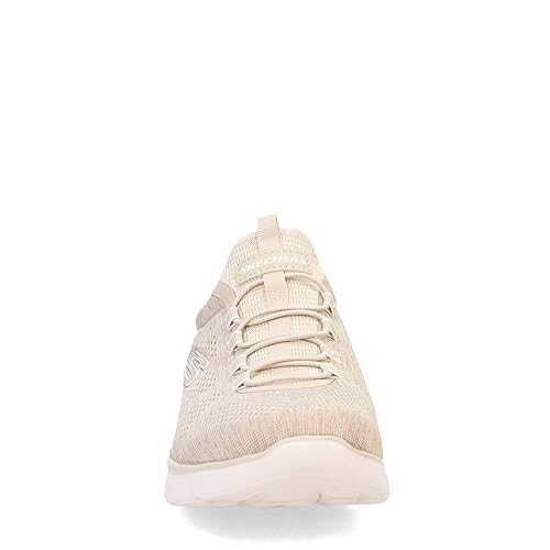 Skechers Sport Women's Women's Summits Fun Flare Sneaker, TPPK=Taupe Pink, 5.53