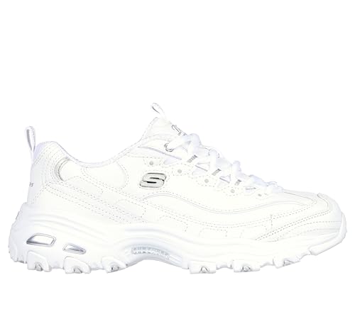 Image of Skechers Women's D'Lites Fresh Start, White /Silver, 12W