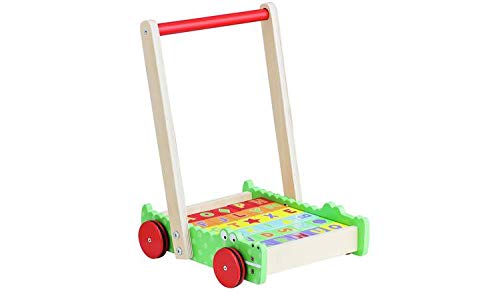 Chad Valley Wooden Crocodile Trolley