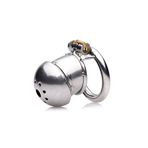 Master Series Cage de Confinement Verrouillable Deluxe Exile, Argent