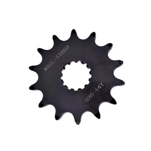 Pignon avant moto 520 14T pour optimiser l'accélération du GS 500