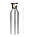 New 20 lb. Aluminum CO2 Cylinder with Siphon Tube & Handle with CGA320 Valve Installed