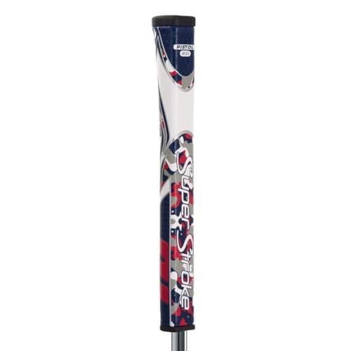 SuperStroke Zenergy Pistol 2.0 Golf Putter Grip with No Taper Enhanced SPYNE Technology New Multi-Zone Texturing and Tech-Port Camo