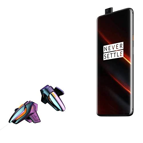 Gaming Gear for OnePlus 7T Pro McLaren Edition (Gaming Gear by BoxWave) - Touchscreen QuickTrigger, Trigger Buttons Quick Gaming Mobile FPS for OnePlus 7T Pro McLaren Edition - Jet Black