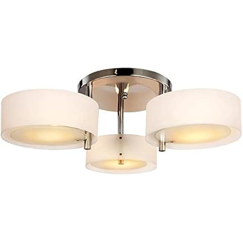 HOMCOM Modern 3-Light Acrylic Pendant Lamp Cover