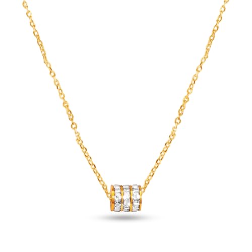 Image of Rubans Demi Fine Stainless Steel Pendant Chain Daily Gift for Women & Girls