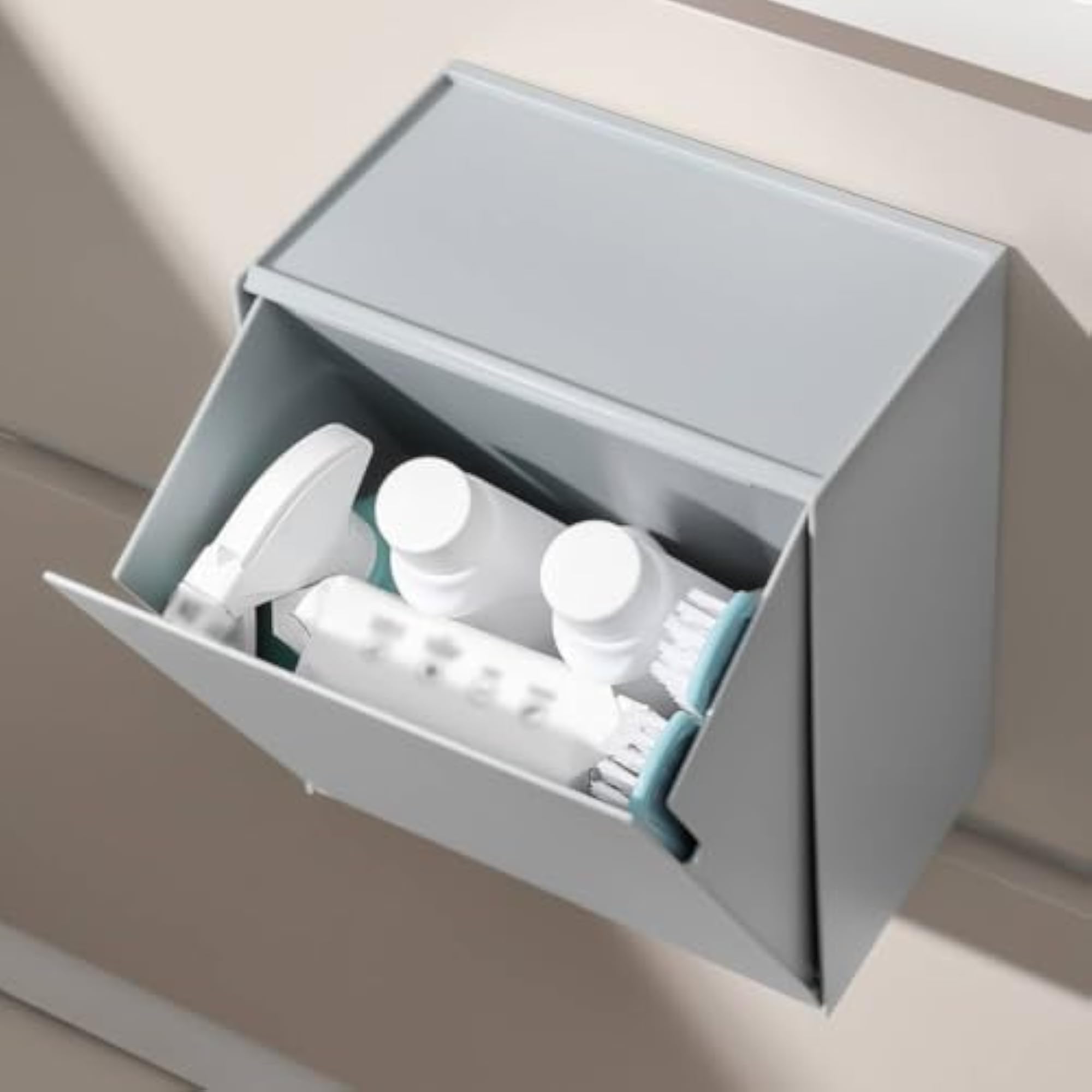 Space-Saving Wall-Mounted Storage Box