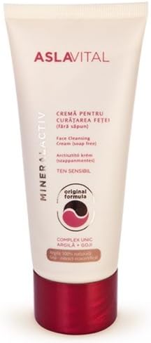 Aslavital Mineralactiv Face Cleansing Cream Soap Free 100 ml / 3.38 fl. oz.