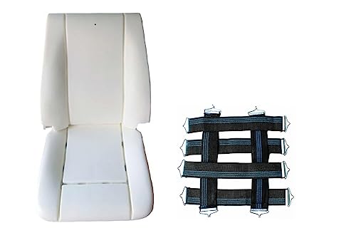 Imbottitura Completa Seduta + Schienale + KIT 6 PZ. Cinghie Rinforzate Sedile PANDA 1986>2003