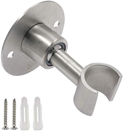 BokWin 6" Stainless Steel Shower Arm Extension - Brushed Nickel Wall Mount With Flange - View #12