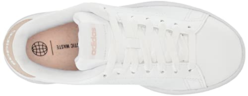 Image of adidas Womens Advantage Lace Up Sneakers Shoes Casual - White