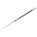 PPFISH EDC Keychain Titanium Integrated Design Telescopic Toothpick with Titanium Protective Case Holder, Ultralight Travel Kits for Outdoor Camping Picnic (Silvery)