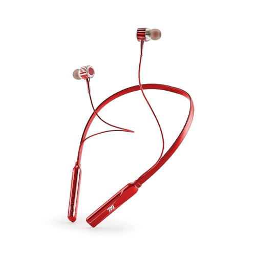 Image of RD M-20 Pro Wireless Bluetooth Stereo Neckband (Red) | 50 Hours Playtime | 10mm Dynamic Drivers | BT v5.12 | IPX4 Water Resistance | Clear Calling with ENC | Ergonomic Fit