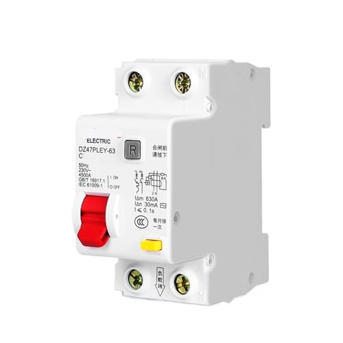 Disjoncteur DZ47PLEY 40A : protection efficace contre fuites de courant 1P+N