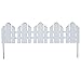 Dackers Adirondack Style Flexible Border Edging - 12 pieces 22"L x 5"H - White