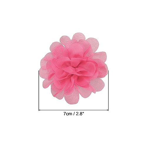 PATIKIL 2.8" Chiffon Flowers - Image 2