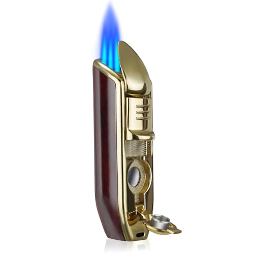 Encendedor soplete recargable a butano Rojo miniatura 5