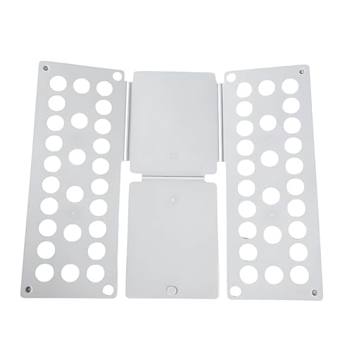 Flawless Folder - Tabla plegable de camisetas fácil y rápida, carpeta profesional para ropa sucia para camisas, pantalones, suéteres, organizador de almacenamiento de ropa, para adultos o niños (gris