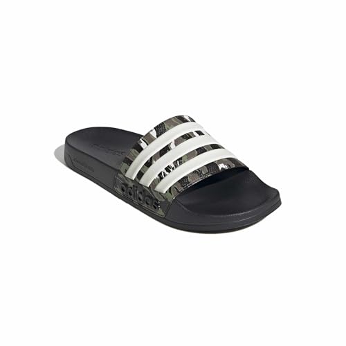 Image of adidas Women ADILETTE SHOWER Synthetic Swim Slide FTWWHT /GOLDMT /BOGOLD | LUT50