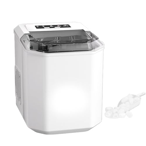Máquina de hielo portátil compacta de 12kg en 24 horas miniatura 1