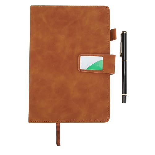 Carnet A5 pour les voyages et le bureau avec papier ligné épais noir