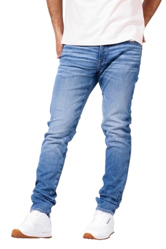 Image of American Eagle Men Blue Airflex+ Athletic Skinny Jeans