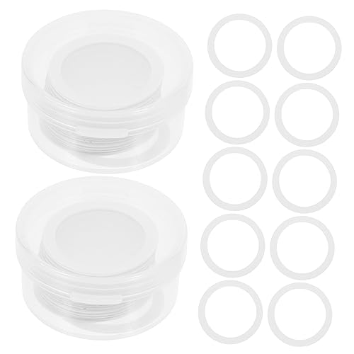 VICASKY 60Pcs Diaphragms Membranes for Flute Easy to Install Remove Durable Films Present for Musicians Safe Material