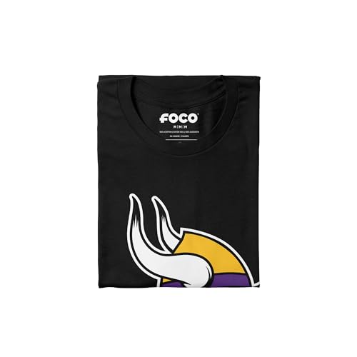 Image of FOCO Men's NFL Team Primary Logo Black Short Sleeve T-Shirt