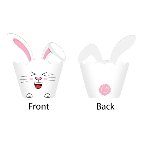 Moulé à Cupcake Lapin Idéal pour Décorer vos Tables de Fête