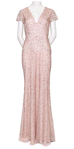 Image of Adrianna Papell Women's Long Beaded Dress