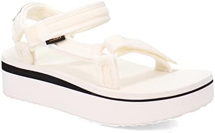 Teva Flatform Universal Mesh Print, Bright White, 9 | Image 3