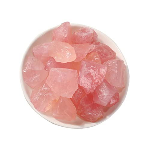 BELLIFFY ピンク スタル 魚石 水族館のアクセサリー 装飾的な 植物 水晶岩 植木鉢石 水晶石 風景石の装飾 水族館の石の装飾 水槽の装飾 ガーデニングストーン ピンクの石 荒い石
