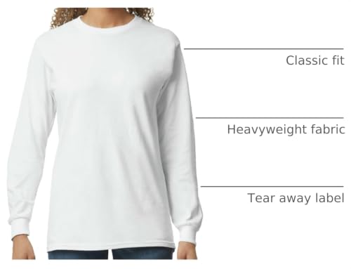 Image of Gildan Adult Ultra Cotton Long Sleeve T-Shirt, Style G2400, Multipack