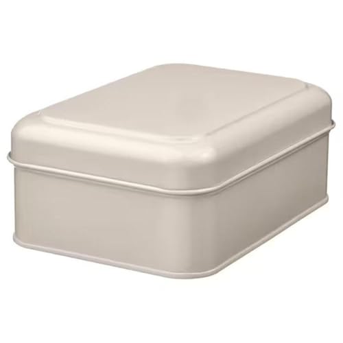 ＩＫＥＡ/イケア PLOGFARA/プローグフォーラ：収納ボックス ふた付き22x16x8 cm ライトベージュ（305.432.13/30543213）