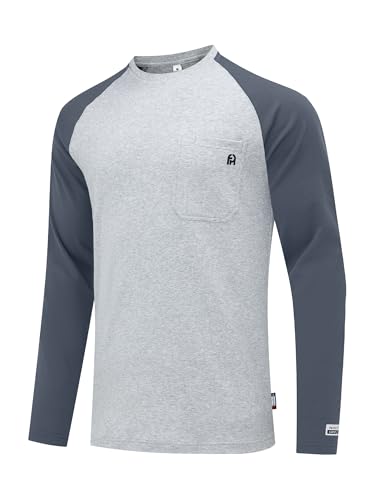 NOUTEX FR Shirts for Men Lightweight Fire Resistant Shirts 5.5oz for Men Long Sleeve NFPA2112/CAT2