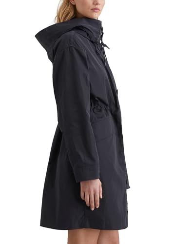 Parka à capuche hydrofuge bleu Marc O'Polo Denim manteau déperlant femme L - 3