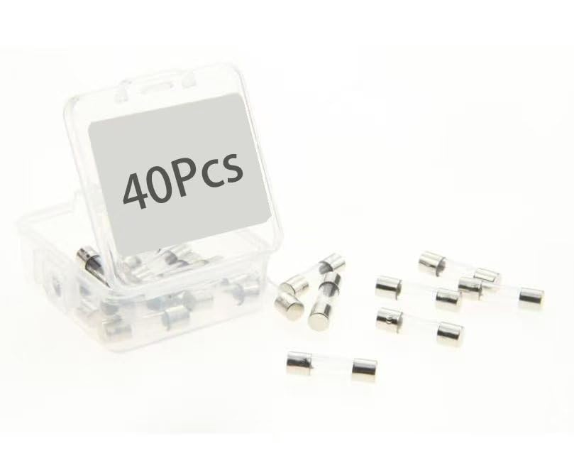 T250mAL250V,250mA,Slow-Blow Glass Fuses,5x20mm, 0.25-amp 250-Volt 0.2 x 0.78 Time-delay Fuse (40Pcs)