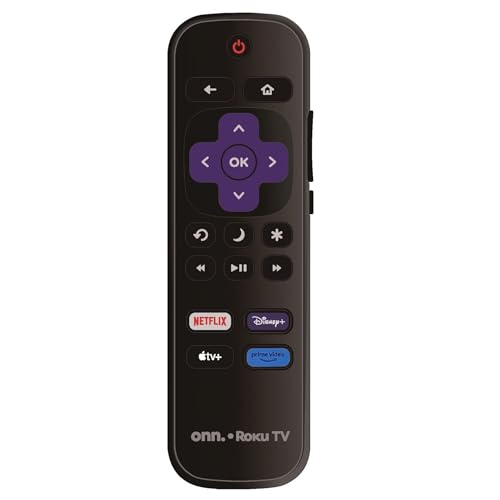 Image of OEM Replacement Remote Control Compatible with All ONN. Roku Smart 4K Ultra TVs【Only Works with Onn. Roku TV, Not for Stick and Box】 (Netflix /Disney Plus /Apple TV+ / Prime Video)