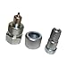 Milageto Hydraulic Jack Coupler Hydraulic Coupling Connector Easy Installation Industrial Accessories Replace Parts Connect Fitting