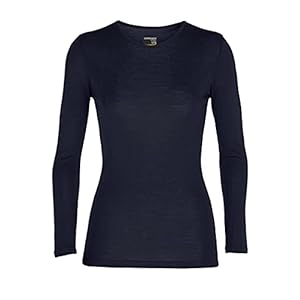 icebreaker Dames Everyday Long Sleeve Crewe T-shirt functioneel shirt