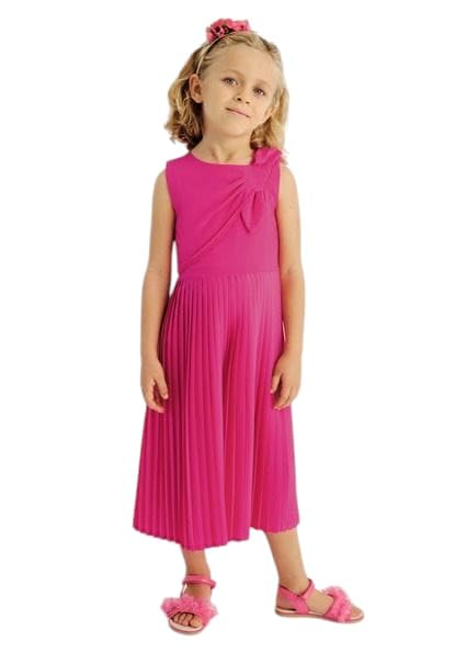 Completo Estivo Mayoral Per Bambina – Top Turchese Cropped In Cotone E Pantalone Floreale A Palazzo, Taglia 6 Anni (116 Cm)